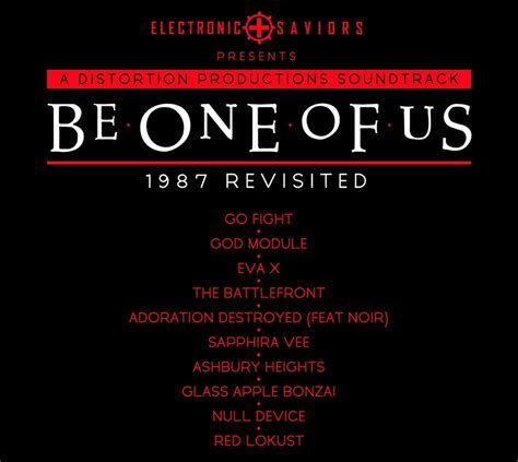 Be one of us .